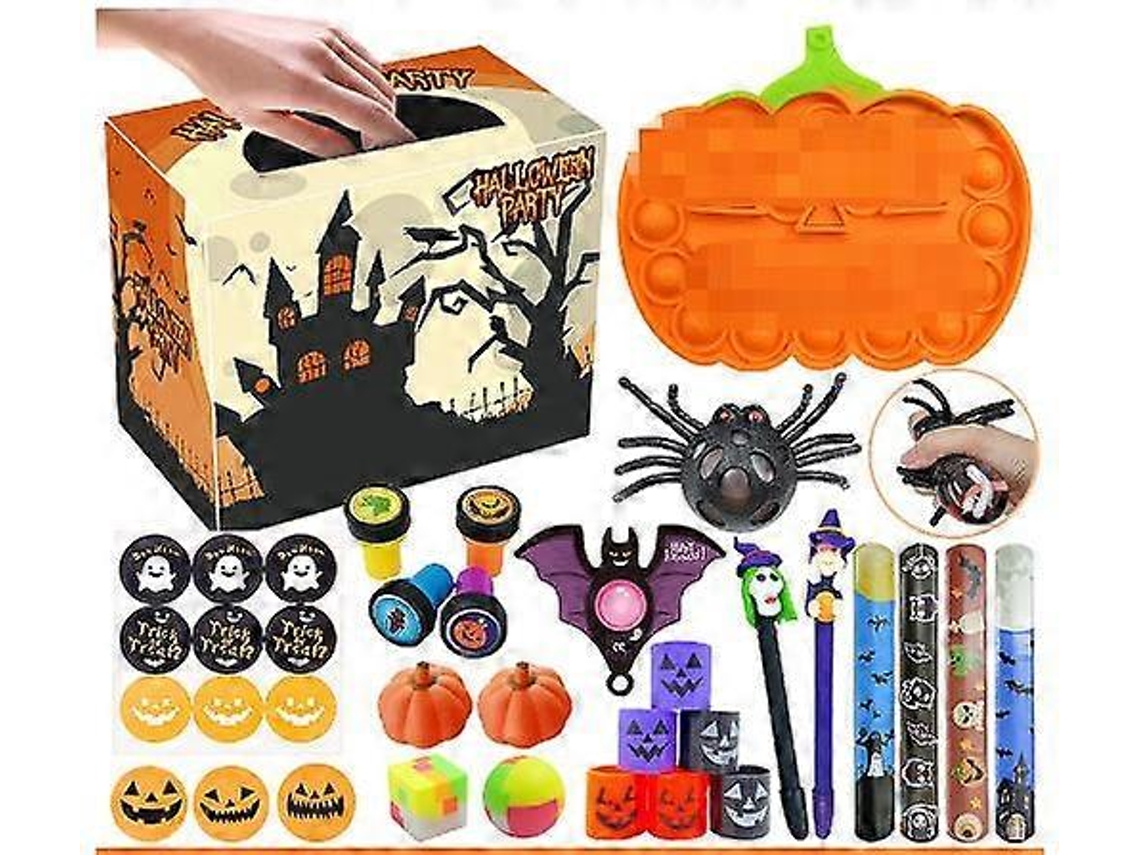 Caixa Surpresa De Halloween Brinquedos De Descompressão De Halloween Caixa Surpresa Engraçada W 01 60 Peças Ly Ebike