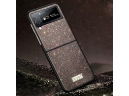 Capa De Celular Feita À Mão Em Tpu À Prova De Choque Couro Sulada Para Samsung Galaxy Z Flip4