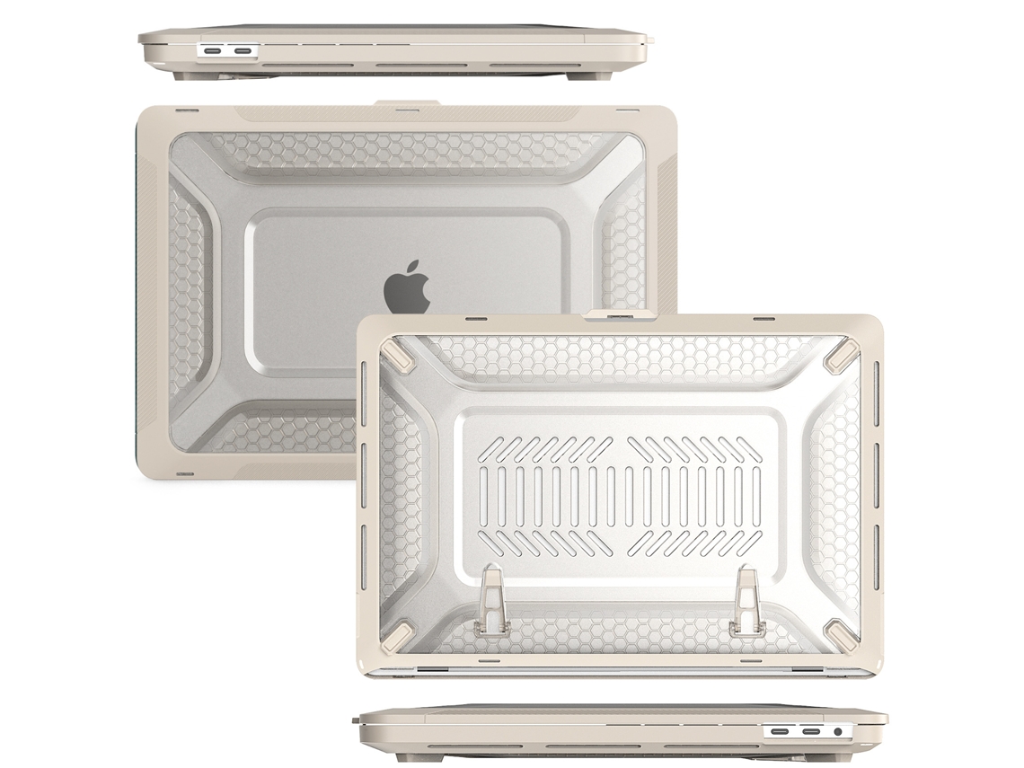 Capa para Macbook Pro13 2018/2020 Concha de Suporte Damasco XIAOMOYU