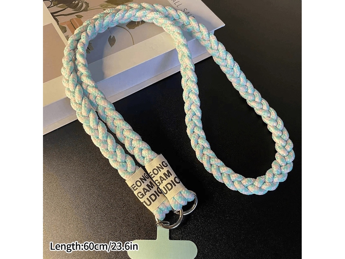 Lurelia Cordão Para Telemóvel Anti-perda Transversal Com Fivela Metálica 2,5 Cm