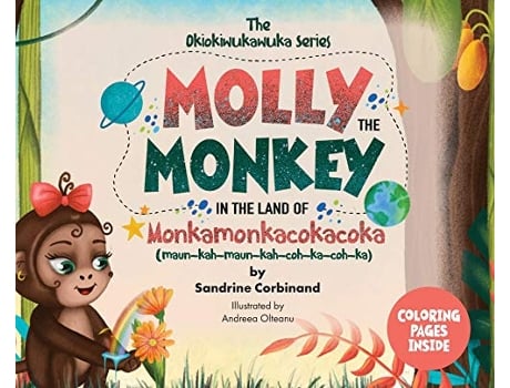 Livro Molly the Monkey in the land of Monkamonkacokacoka de Sandrine Corbinand (Inglês)