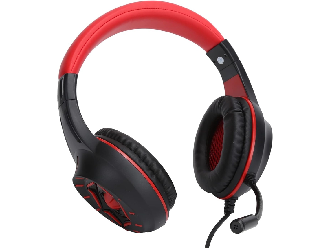 Fones De Ouvido Estéreo Com Fio, Supra Auriculares, Com Ajuste De Volume, Para Ps4 E Computador