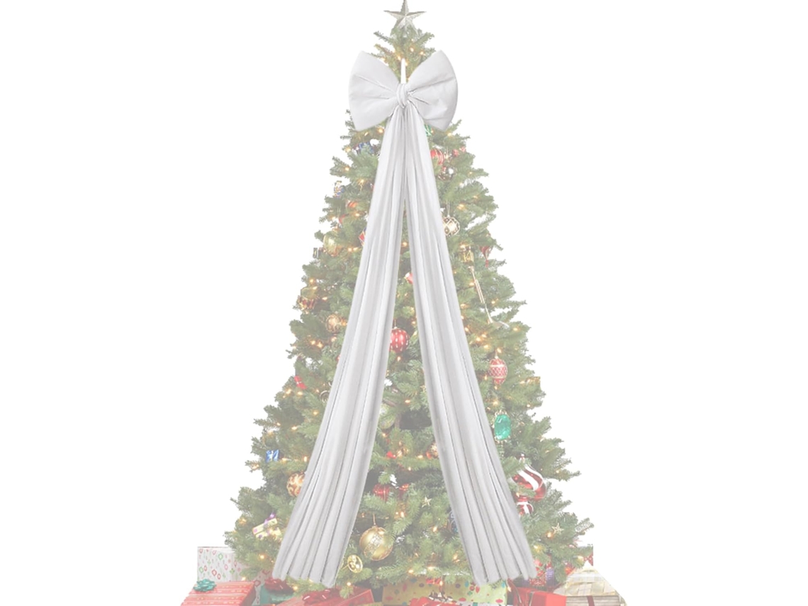 Laço Extra Grande Para Árvore De Natal, 200 Cm, Decoração Sazonal |