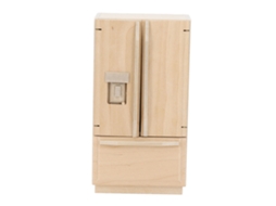 1: Mini Nevera Muñeca Simulação De Portas Duplas Mini Nevera Brinquedo Para Diy