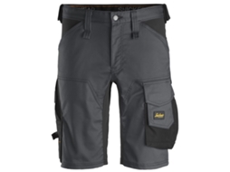SNICKERS WORKWEAR-61435804044-AllroundWork Stretch Shorts Aço Cinza-Preto tamanho 44