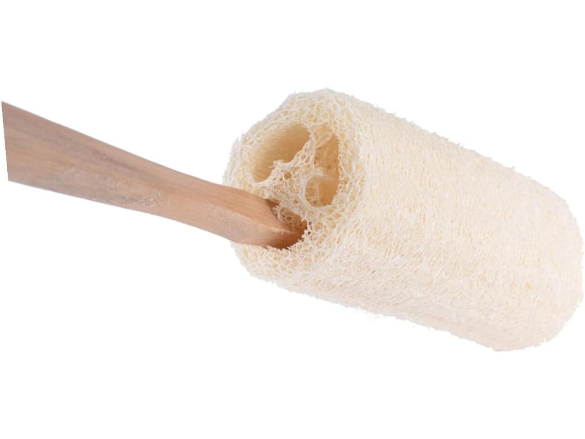 Lurelia Bucha Vegetal De Banho De Cuidado Corporal, Bucha Natural, Cabo Longo E Com Argola, Pele Macia