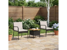 Vidaxl Conjunto Para Jardim Com Almofada Aço