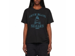 Rockinstone Jaws Movie Sports Black Adult T-shirt Size:xxxl