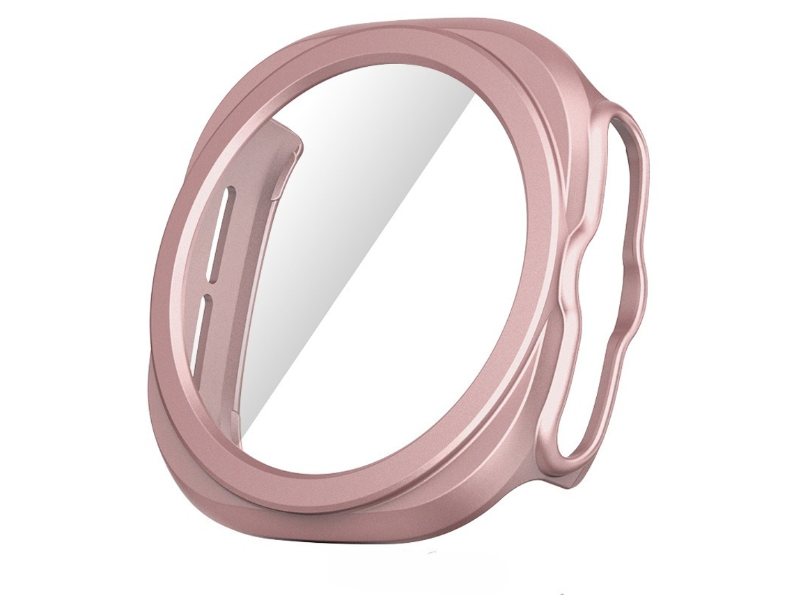 Capa Para Samsung Galaxy Watch 8/9 40 Mm, Com Amortecimento Em Policarbonato Rígido Ouro Rosa Panoona