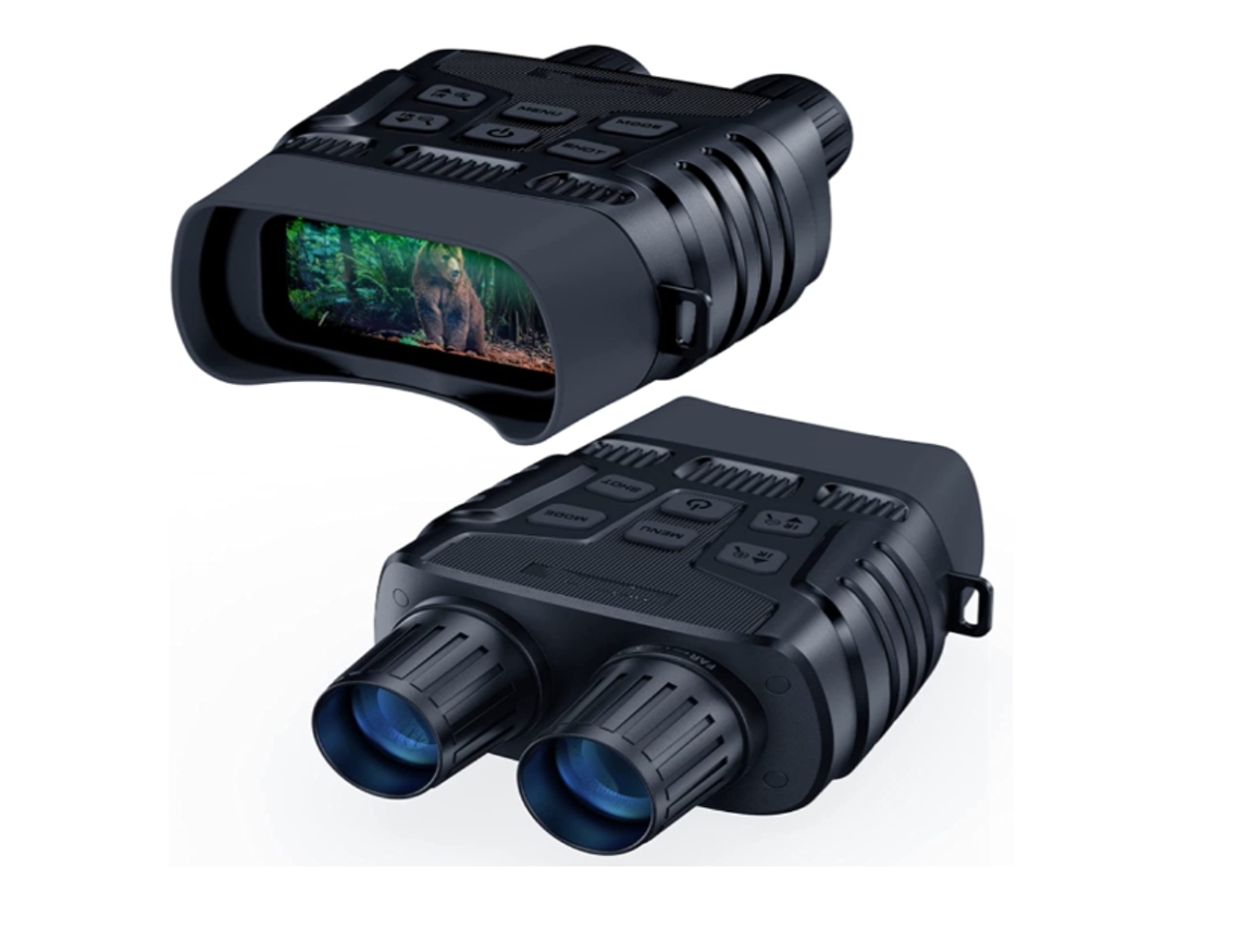 Binóculos De Visão Noturna Para 100 Escuridão Salvar Fotos E Vídeos Com Áudio 4x35 Mm Óculos De Visão Noturna Infravermelho Bestvite (preto)