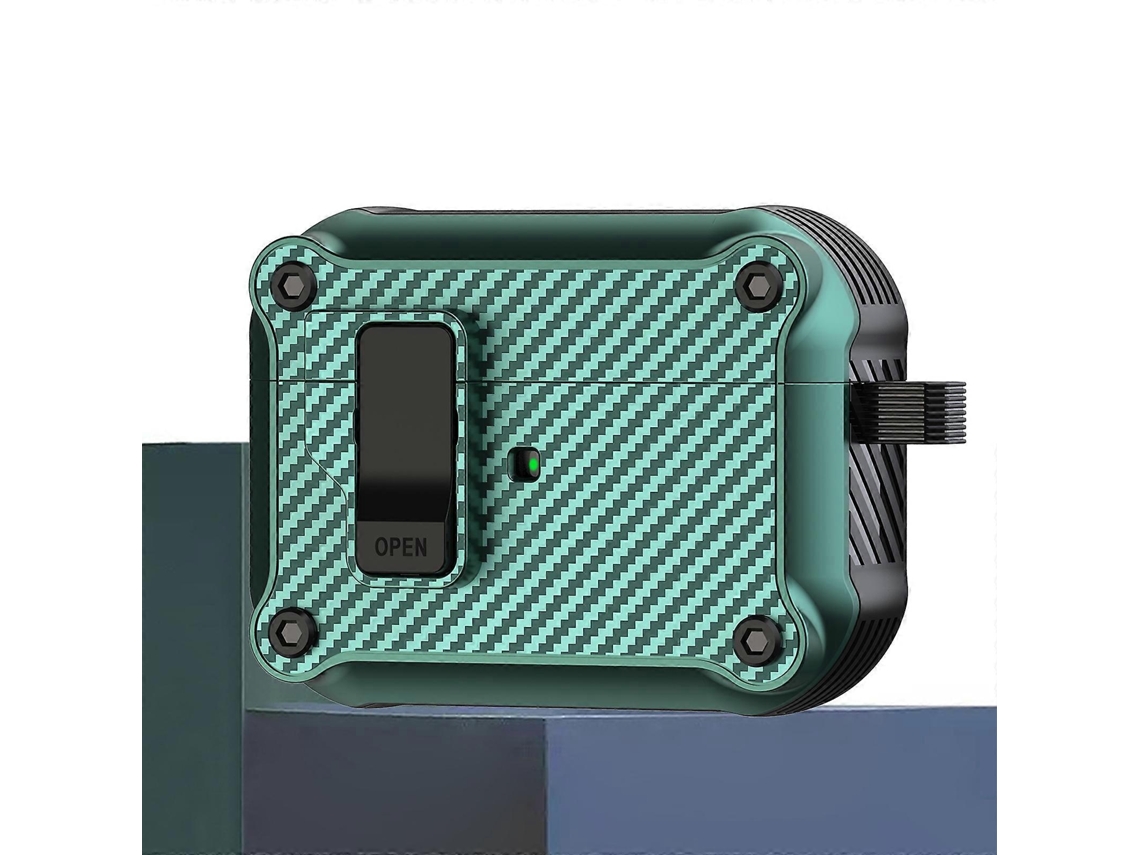 Camada protetora de fibra de carbono para fones de ouvido com interruptor magnético automático GIECY