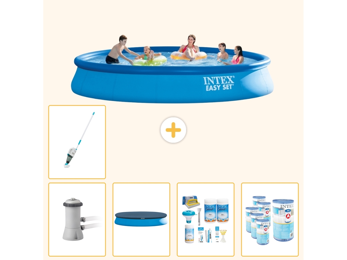 Intex Piscina Easy Set Redonda - 457x84 Cm - 6-peças Scb19