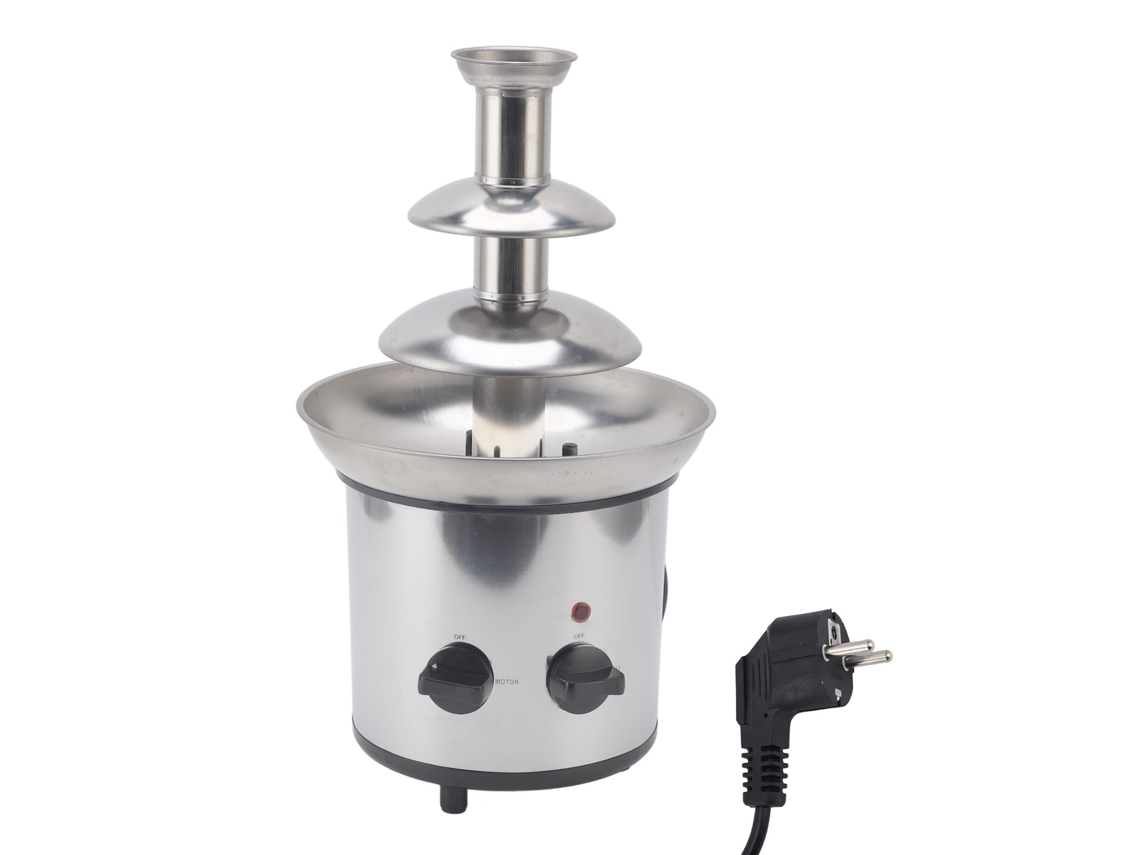 Fonte de Chocolate Elétrica com 3 Camadas de Aço Inoxidável para Festas e Casamentos 220v LAXISCREED