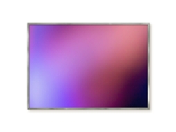 Quadro de vidro magnético com gradiente sutil para o hall Espelharte (100x70 cm)