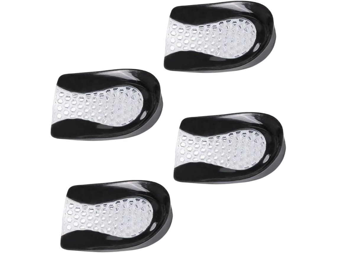 2 Pares De Palmilhas Gel Sebs Para Calcanhar, Com Design Em Favo De Mel, Alívio De Pressão E Boa Resiliência, Para