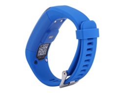 Smart Watch e Pulseira Inteligente com Pedometer e Bluetooth, Modelo F1 Azul. EOOCOO