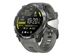 Smartwatch K76a Amoled Gps 3atm Natação Bússola Atividades Ao Ar Livre Cinza