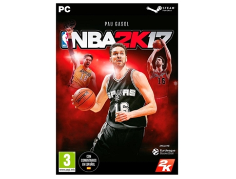 Jogo PC NBA 2K17 (Desporto - M3)