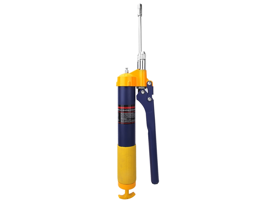Laxiscreed Pistola De Graxa Alta Pressão Com Bico Duplo Para Lubrificação Até 1200psi