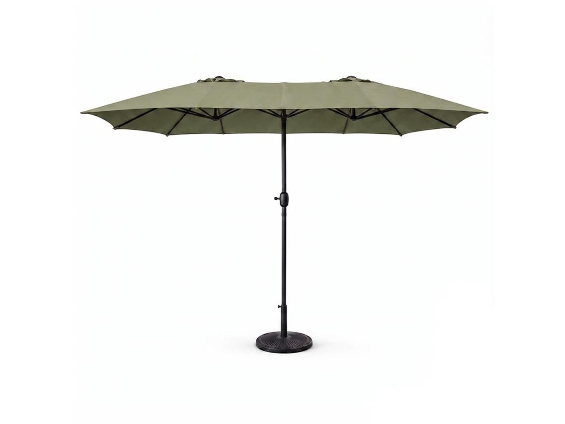 Venice Guarda-sol Retangular Duplo 2,7 X 4,6 M, Verde