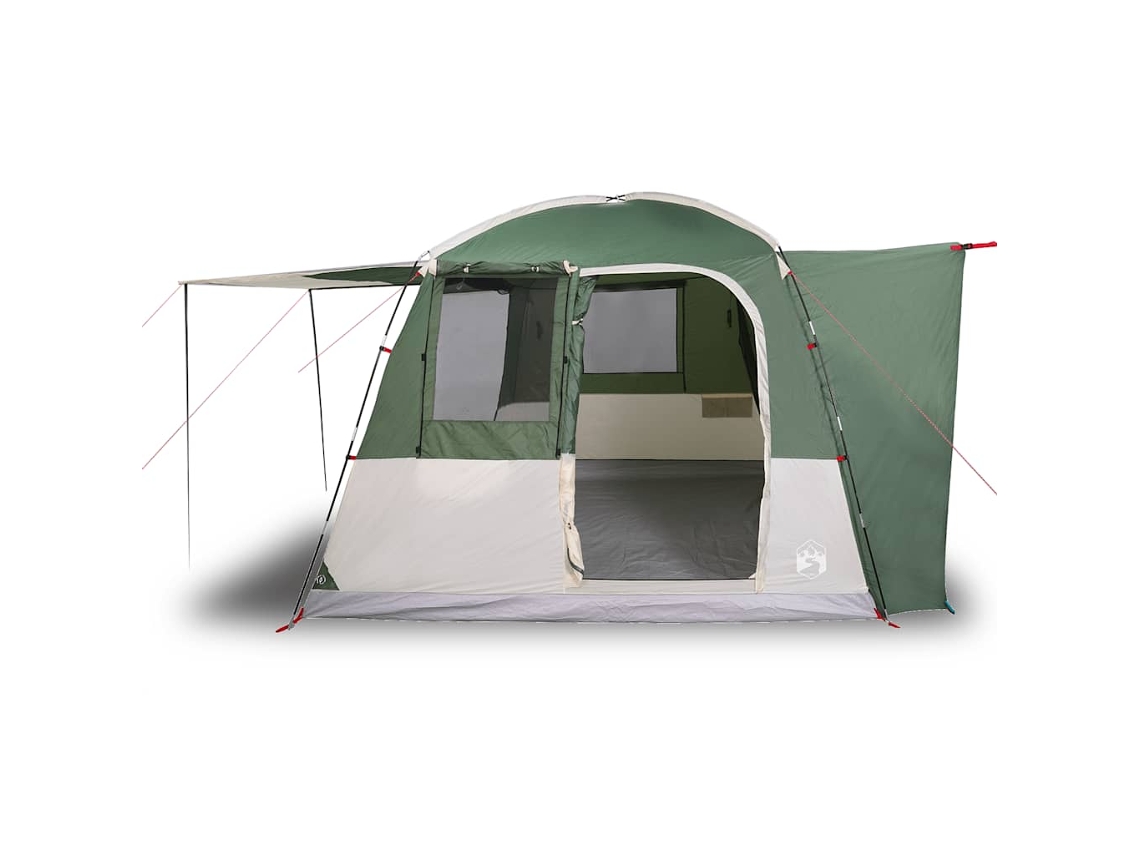 vidaXL Tenda de carro para 4 pessoas impermeável verde
