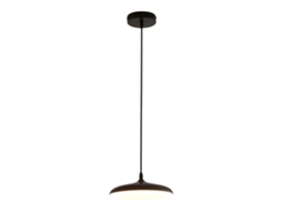 Candeeiro Suspenso Oupilu Com Leds Integrados Em Metal 120x25x25 Cm Preto/branco Lux.pro