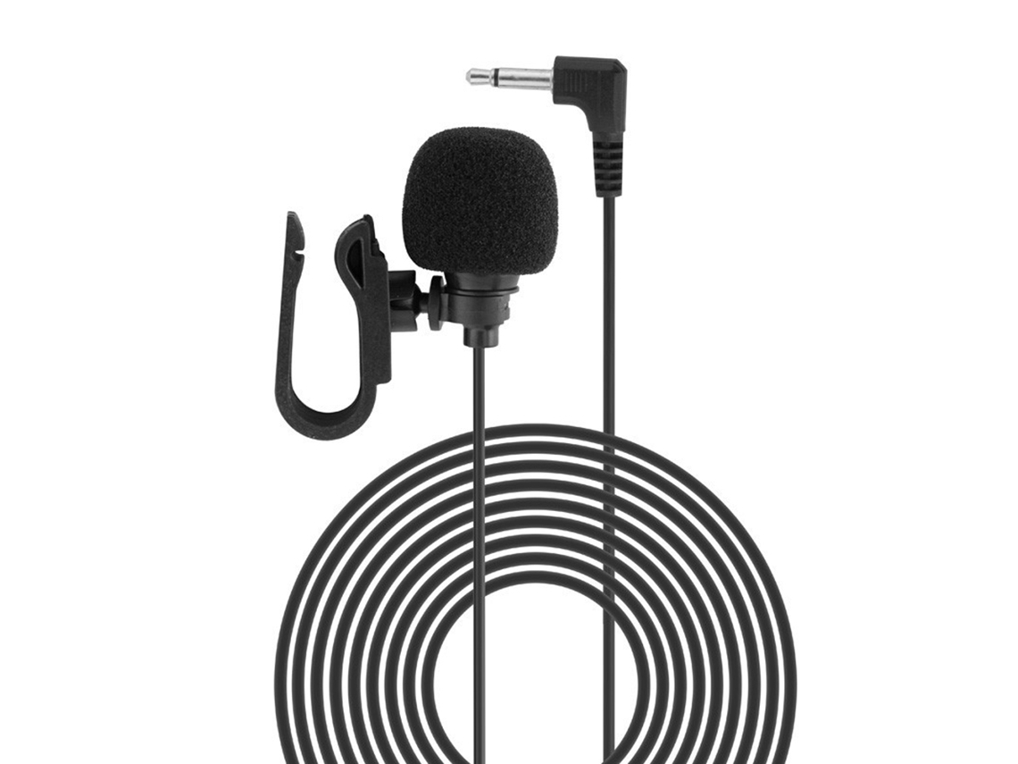Microfone para Carro com Conector de 3,5 Mm, Mini Microfone Estéreo Externo com Fio MDUG