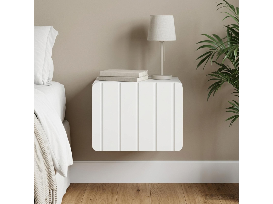 Vidaxl Gabinete De Canto Montado Na Parede Branco 33 X 34,5 X 24 Cm