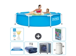 Piscina com Estrutura Redonda 244x51 Cm 5 peças S104 INTEX