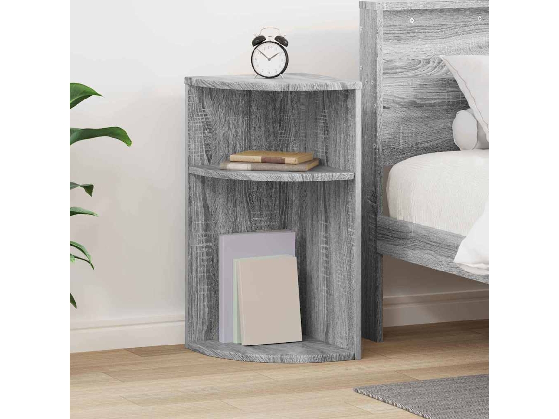 Vidaxl Mesa De Apoio Cinza Sonoma 29,6 X 29,6 X 60 Cm