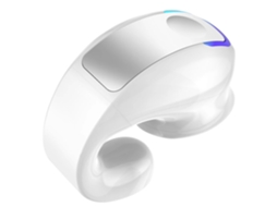 (branco) Fones De Ouvido Sem Fio Bluetooth 5.3 Com Condução Óssea E Clipe De Fixação, Altamente Resistentes À Água.