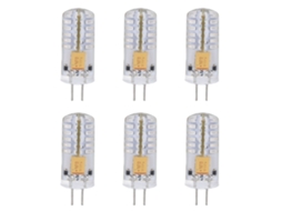 2026 6 Peças de Lâmpada Led Fácil Instalação Luz Uniforme 12v Vermelha para Festa Lar