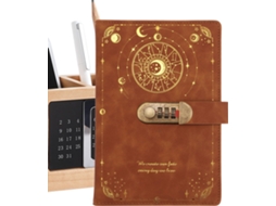 Caderno Com Cadeado - Caderno A5 Para Anotações, Diário Para Registrar Pensamentos