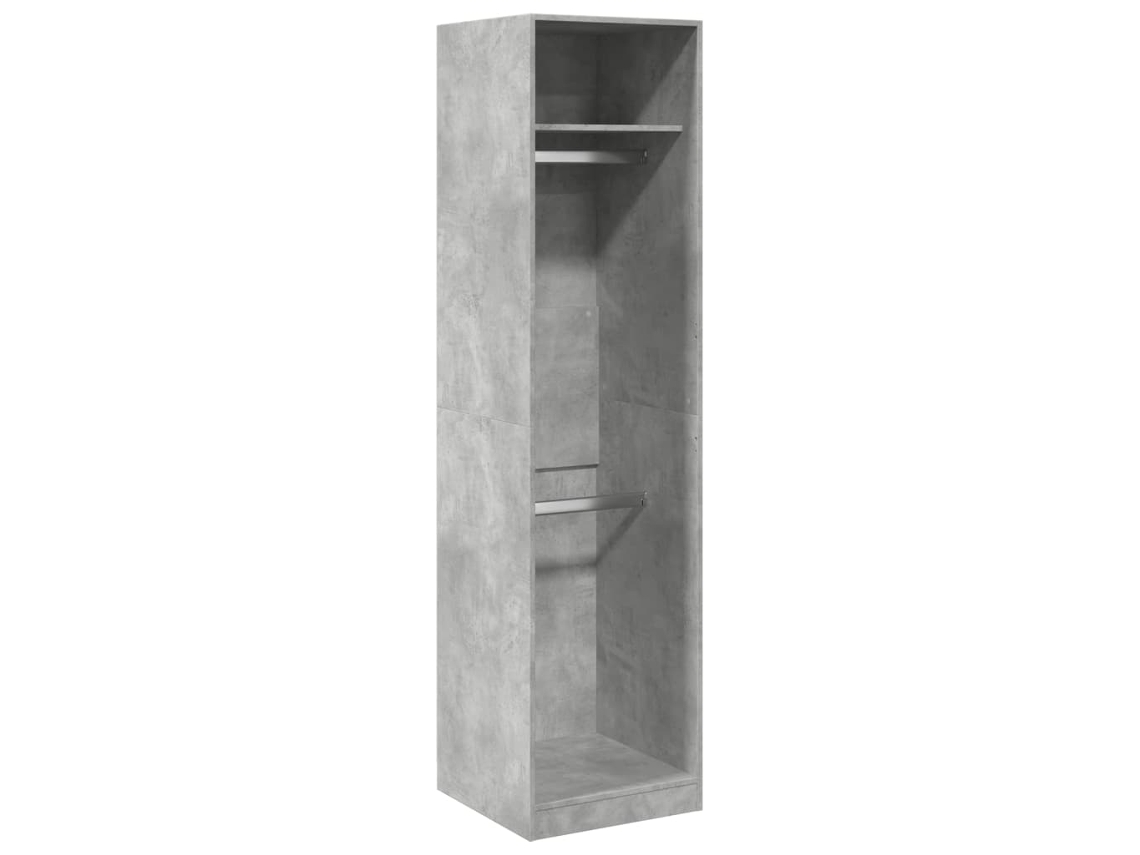 Roupeiro 50x50x200 Cm Cinzento Cimento Contraplacado MAISON EXCLUSIVE