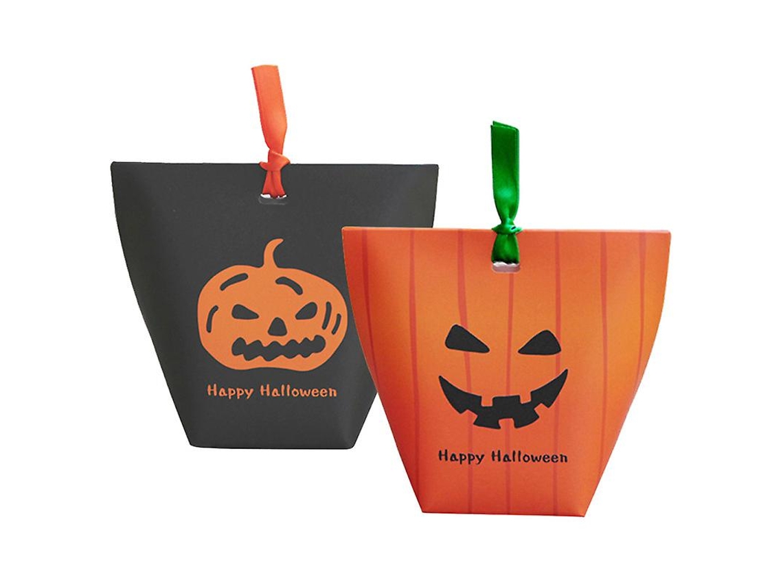 40 Unidades de Caixa de Doces de Papel para Decorações de Halloween ALLINLESS
