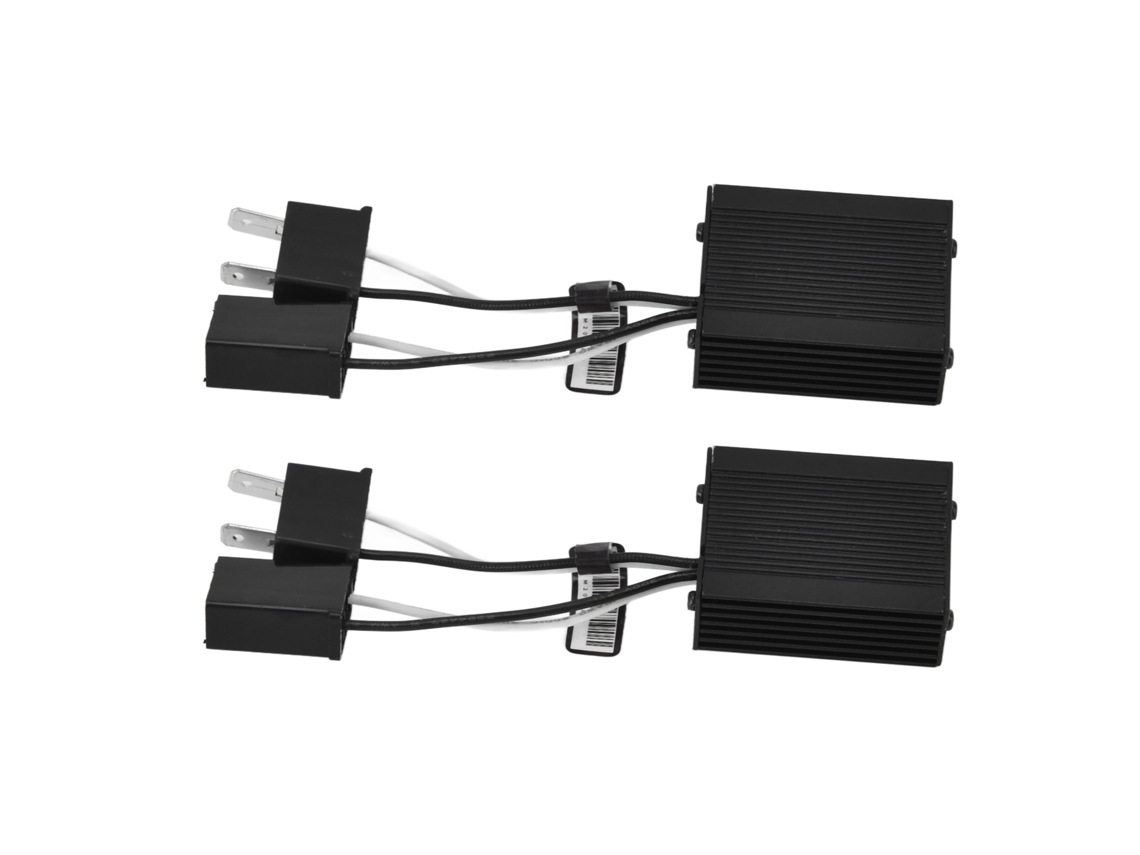 2026 2 Peças Decodificador Canbus Led para Faróis Dianteiros Antipiscada Carro Shell de Alumínio 9 16v