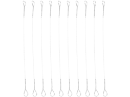 Conjunto De 10 Peças Fio Aço Inoxidável Resistente Para Ralador Queijo, Acessórios Cozinha Reposição. Aquaforge