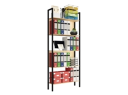 Estante De Metal Para Livros Flakos 5 Dobras Vcm