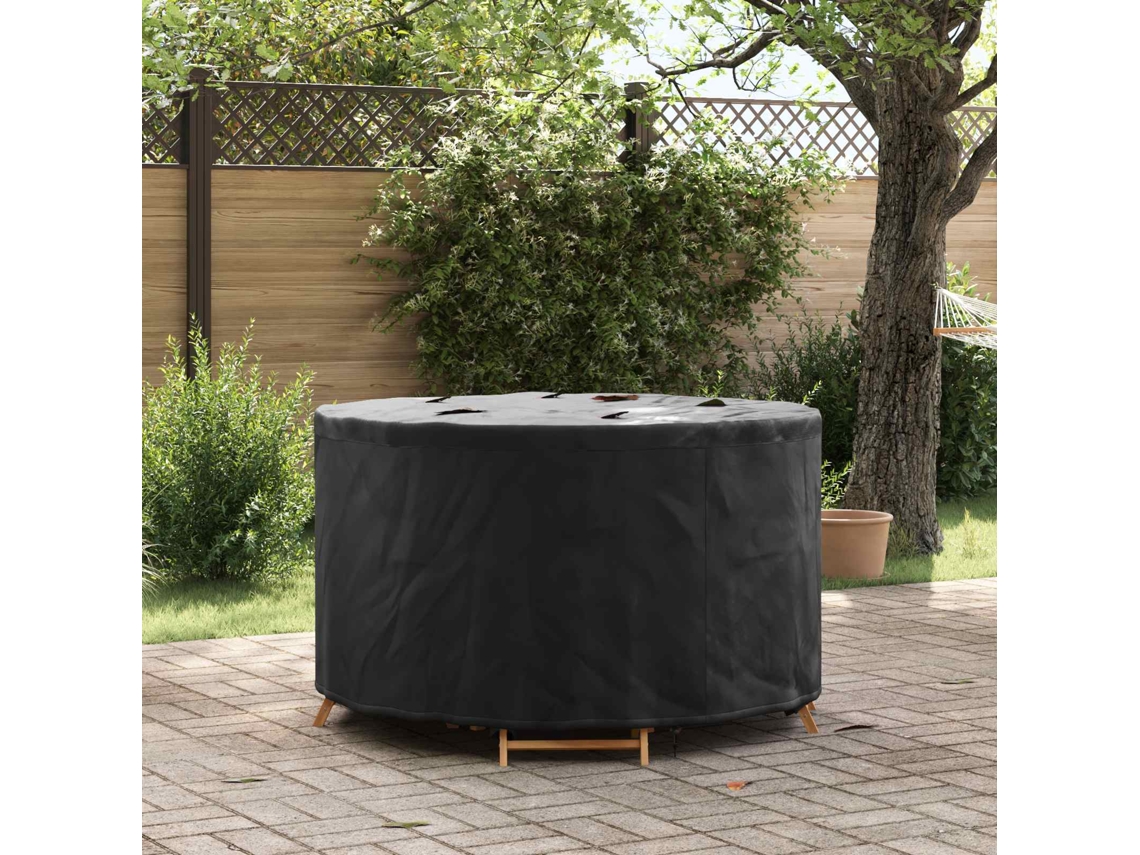 Vidaxl Capa Para Móveis 128 X 128 X 71 Cm Tecido Oxford 210d Redondo