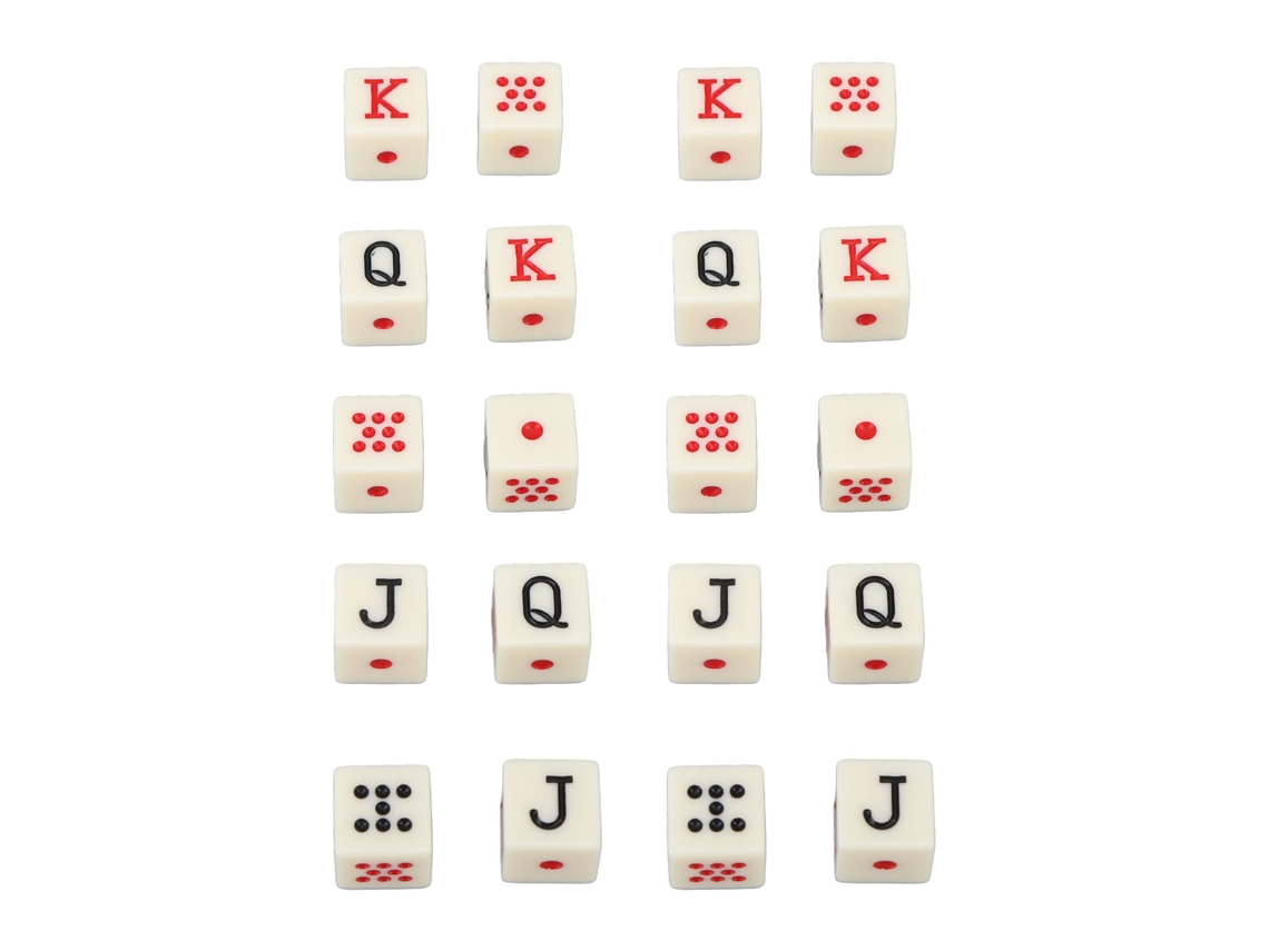 Dados De Poker (jogos De Mesa, 6 Lados)