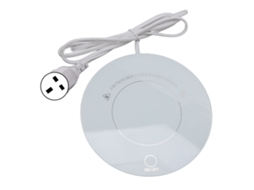 Aquecedor Elétrico de Copo 15w com Temperatura Constante Vidro Temperado Café Leite Chá Uk Plug S/MARCA