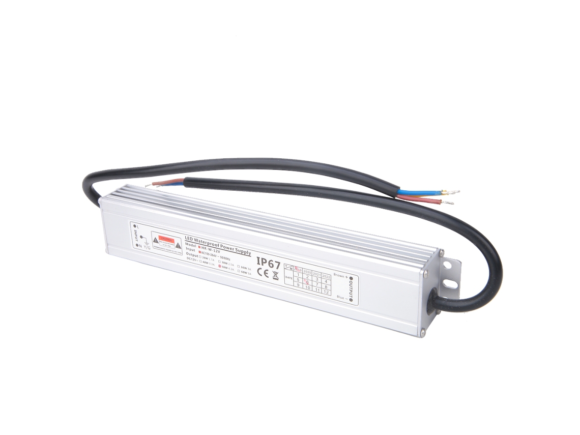 Laxiscreed Fita Led 12v 50w À Prova D'água Com Fonte De Alimentação Para Iluminação