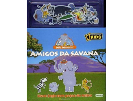 Livro Mãe Mirabelle: Amigos Da Savana: Libro-Jogo Com Peças De Feltro de Vários Autores (Português)