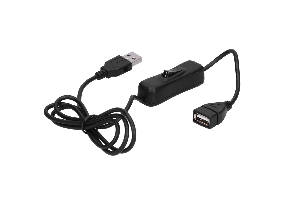 Cabo Extensão Usb Com Interruptor Macho Para Fêmea 28awg Acessórios Eletrônicos Para Ventilador Led