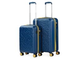 Conjunto de Malas Zion Abs 55X36X20 / 66X43X25 40/75L Con Usb LOIS