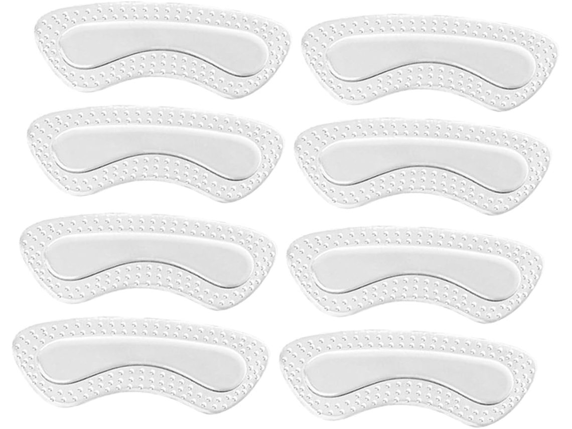 Conjunto De 4 Pares Protetores Calcanhar Silicone Antiderrapantes, Macios E Confortáveis, Para Sapatos Femininos