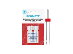 Agulha metálica dupla SCHMETZ 130/705 H met 3.0/90. Pacote com 1 agulha.