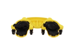 Laxiscreed Joelheiras De Cotovelo Com Rolamento Universal E Suporte Ergonômico Para Proteção E Conforto