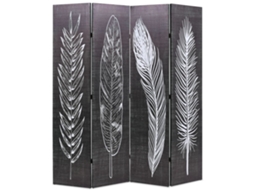 Room Divider, Room Dividers Vidaxl Preto Tecido (160 X 170 Cm)