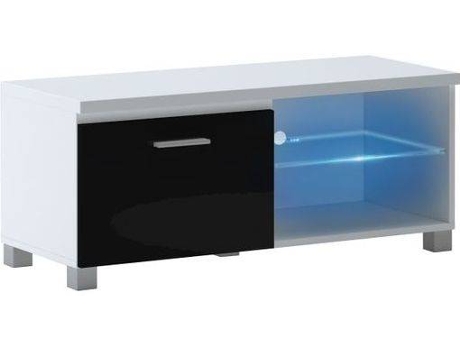 Móvel de TV  1MUEBLETV100NE (100x40x42cm - Aglomerado de Madeira - Branco)